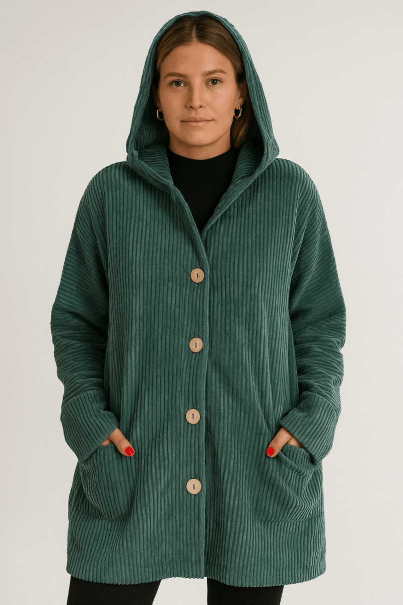 INDIE | CORDUROY HOODED JACKET