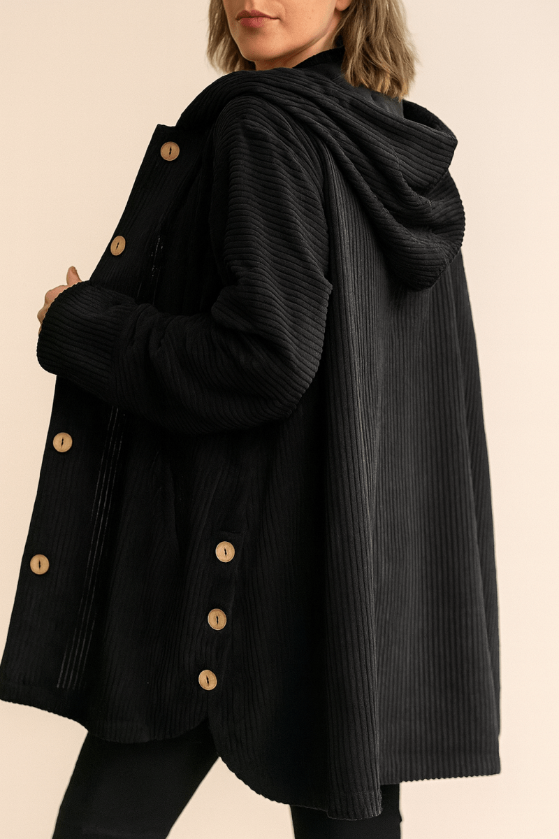INDIE | CORDUROY HOODED JACKET