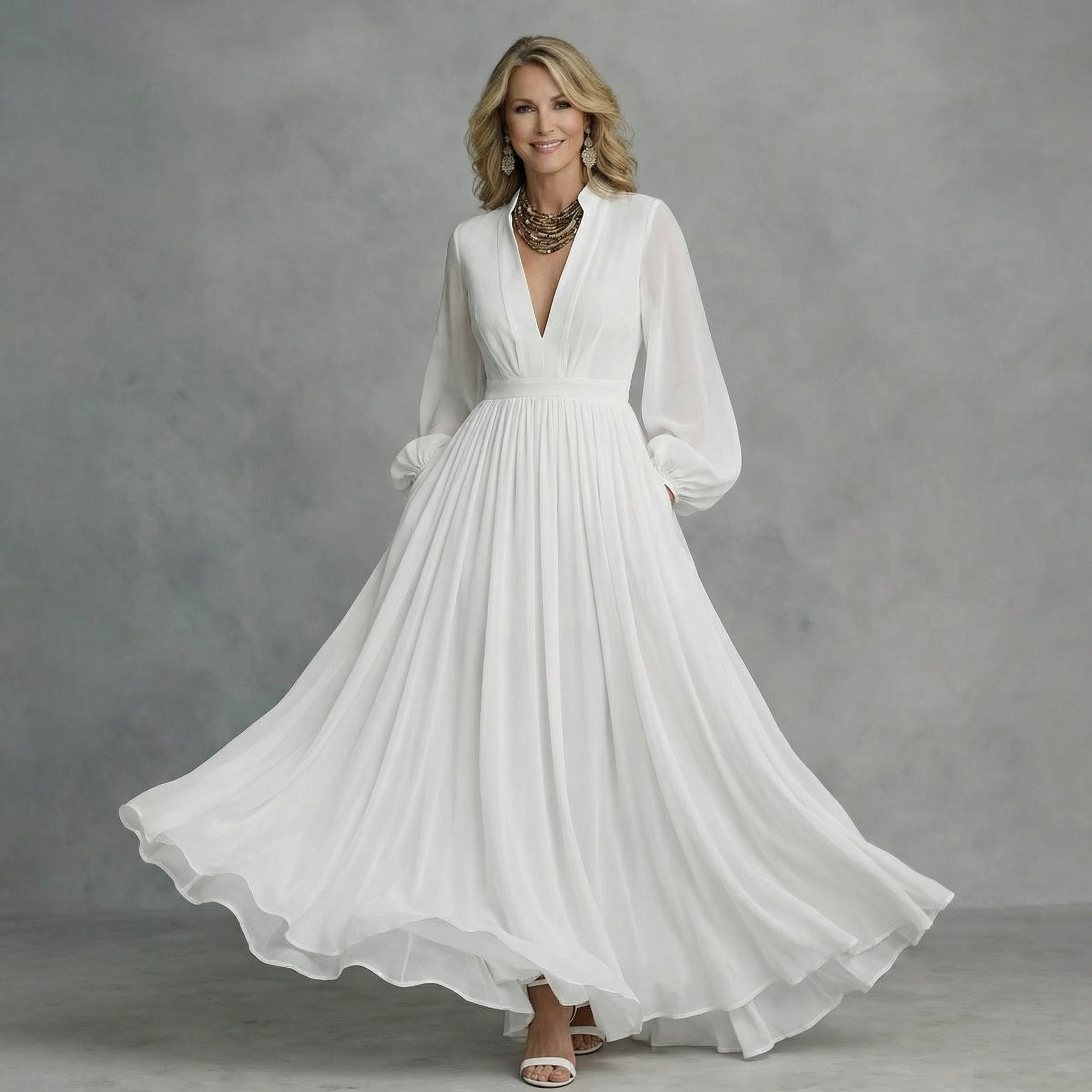 Yvonne | Elegant Flow Maxi Dress