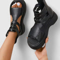 Brianna | Platform Buckle Sandals