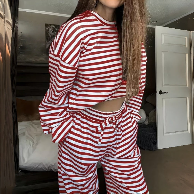 Harper | Relaxed Striped Lounge Set