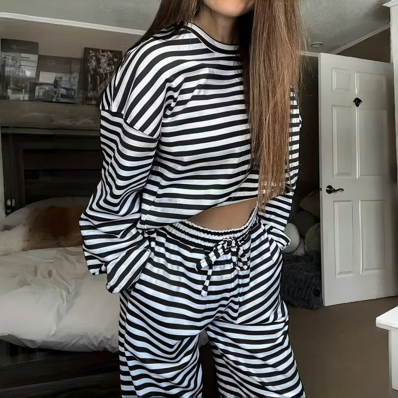 Harper | Relaxed Striped Lounge Set
