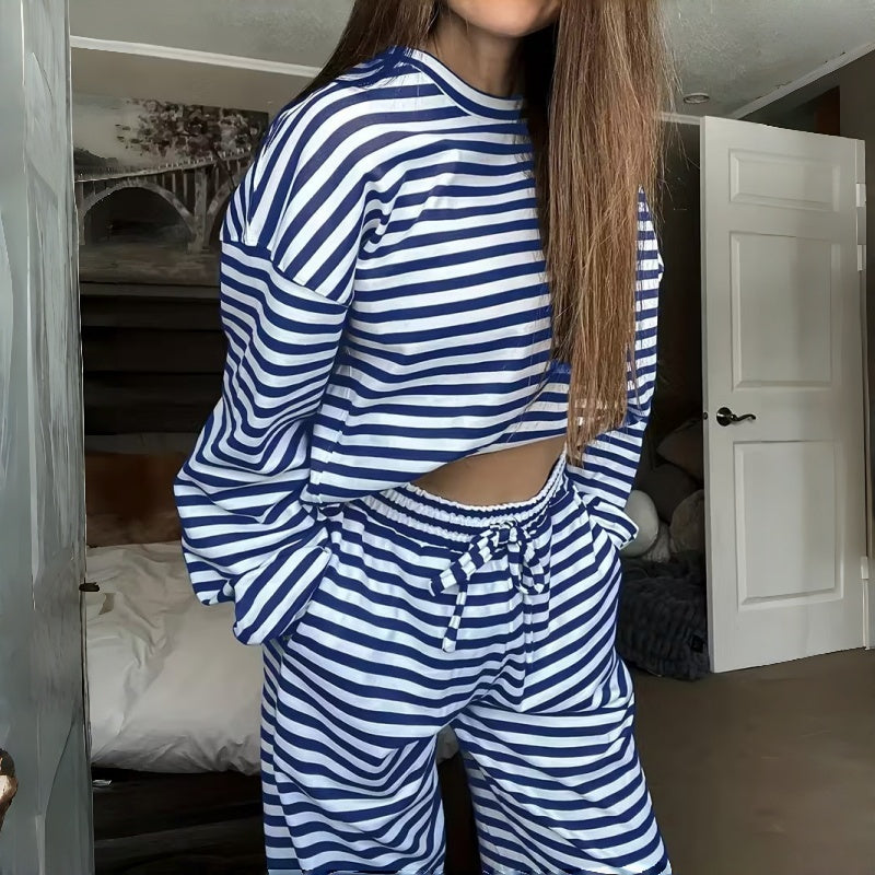 Harper | Relaxed Striped Lounge Set