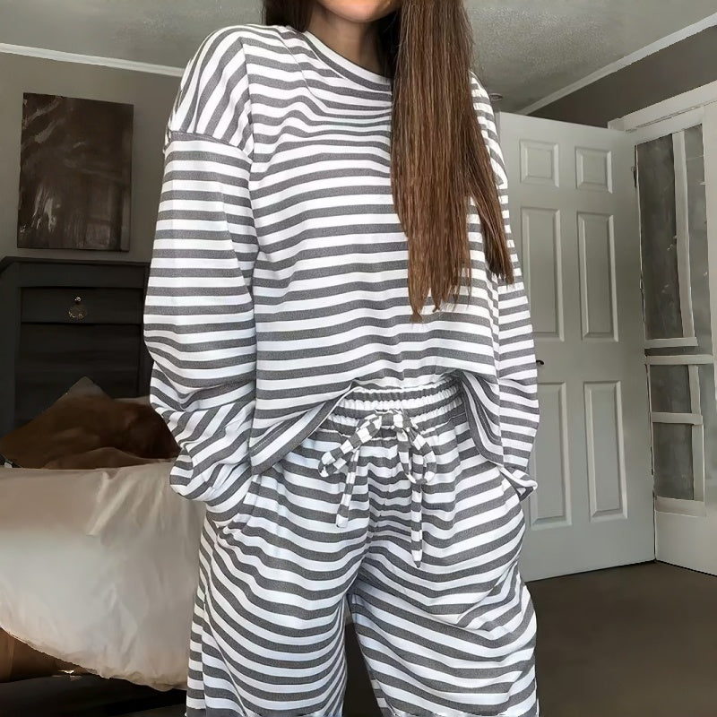 Harper | Relaxed Striped Lounge Set