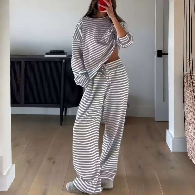 Harper | Relaxed Striped Lounge Set